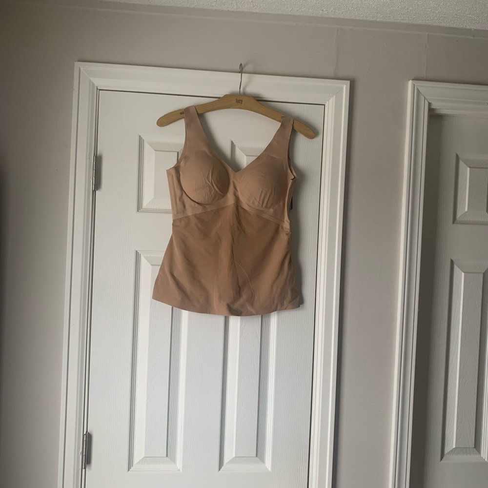 Honeylove Beige Shaping Tank with Built-In Support